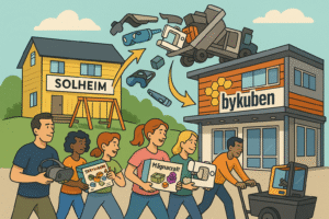 Dugnad: Flytting av Makerspace til Bykuben